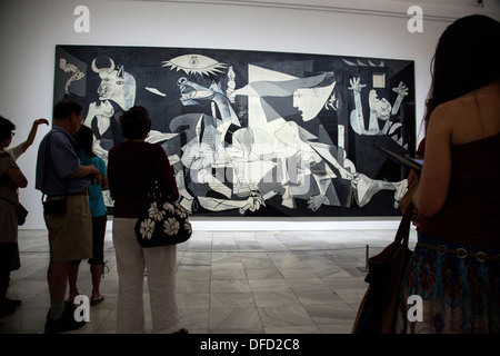 Picasso Guernica at the Reina Sofia Museum Stock Photo