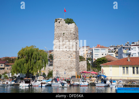 port and old town, sinop, black sea, turkey, asia Stock Photo