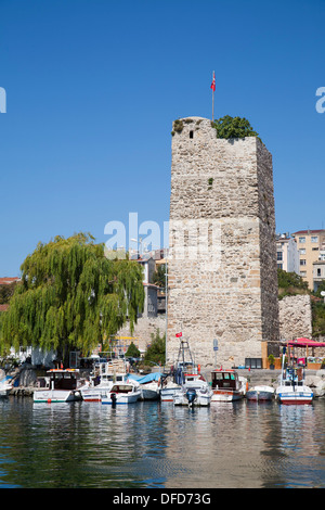 port and old town, sinop, black sea, turkey, asia Stock Photo