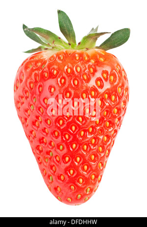 Fresh ripe strawberry on white background Stock Photo - Alamy