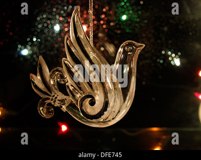 Dove Christmas decoration. Stock Photo