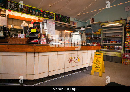 Inside a Transport Cafe Greasy Spoon UK Stock Photo