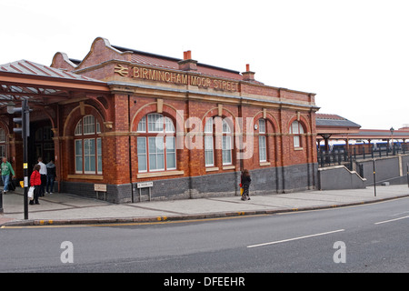 Birmingham Moor Street railway Station Stock Photo