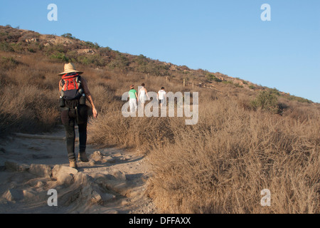 Mission Trails Regional Park, Cowles Mountain, San Diego, CA. Stock Photo