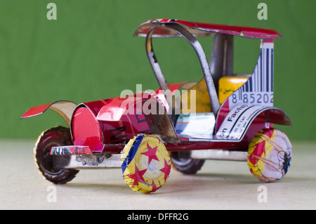 African toy car made from recycled aerosol cans Stock Photo: 26269998