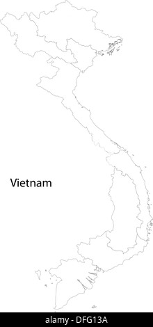 Vietnam Map Dfg13a 