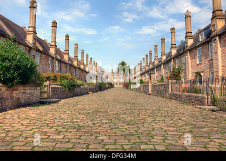 Wells, Vicars' Close, Somerset, England, United Kingdom Stock Photo