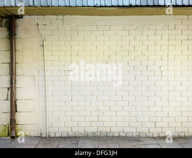 Brick wall background, texture for graffiti Stock Photo