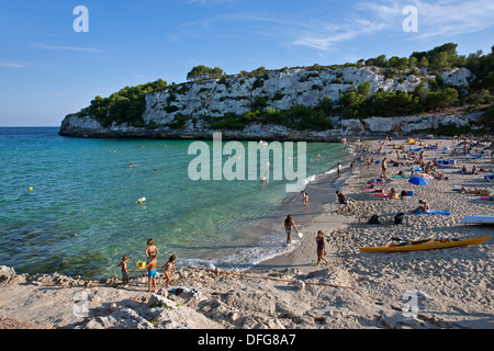 S´Estany d´en Mas beach (Cala Romantica). Manacor. Mallorca Island. Spain Stock Photo