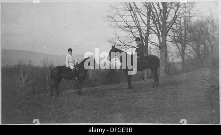 Franklin D. Roosevelt and his father in Hyde Park, New York 196702 Stock Photo