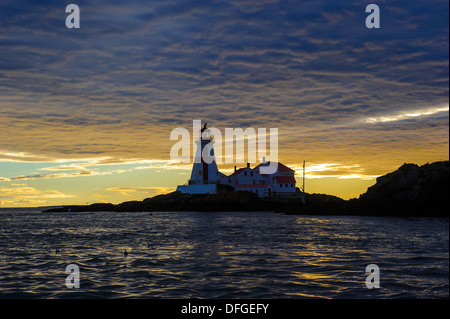 east quoddy lighthouse at sunrise Stock Photo