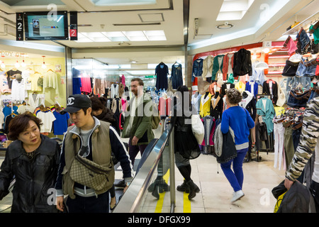 Interior of Hello APM Shopping Mall Dongdaemun District Seoul