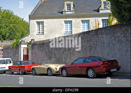 Ford mustang,MG1600,Nissan 200sx s13. Stock Photo