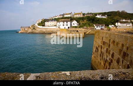 Port and small seaside resort of Porthleven, Cornwall, England Stock Photo