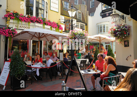 English's seafood restaurant and the Sussex pub in the Lanes Brighton East Sussex England UK Stock Photo