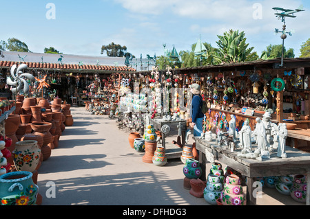 California, Old Town San Diego State Historic Park, pottery market Stock Photo