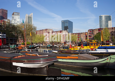 City centre of Rotterdam in South Holland, Netherlands. Stock Photo