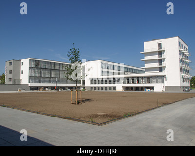 The Bauhaus building in Dessau Germany Stock Photo