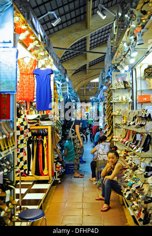 Bến Thành Market,a large marketplace in Ho Chi Minh city, Vietnam Stock Photo