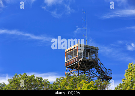 Dorset Fire Tower lookout, Dorset, Ontario, Canada Stock Photo