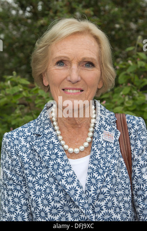 Mary Berry at Chelsea Flower Show Stock Photo