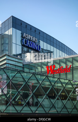 Aspers Casino at Westfield Stratford City in East London Stock Photo ...