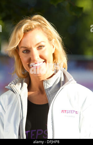 Hyde Park London, UK. 6th Oct, 2013.  Natalie Lowe from Strictly Come Dancing attends the Royal  Parks Foundation half marathon at Hyde Park Credit:  amer ghazzal/Alamy Live News Stock Photo