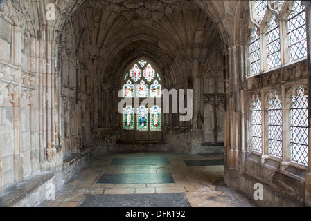 The Cloisters, Gloucester Cathedral, Gloucester, England, UK Stock Photo