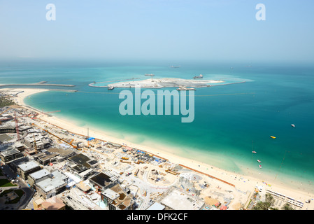 The view on construction of the 210-metre Dubai Eye.  It will be the world's largest Ferris wheel. Stock Photo