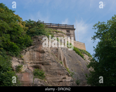 The grounds of Nottingham Castle in the United Kingdom. Stock Photo