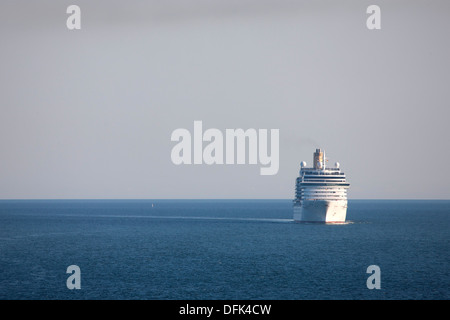 MS Arcadia cruise ship in the P&O Cruises fleet arriving in St Petersburg Russia Stock Photo