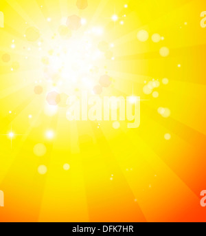 Bright yellow and orange abstract background Stock Photo