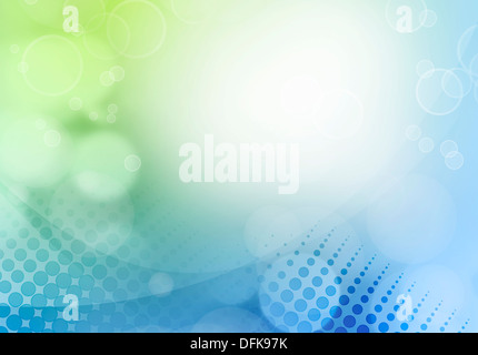 Abstract blue and green tone background Stock Photo