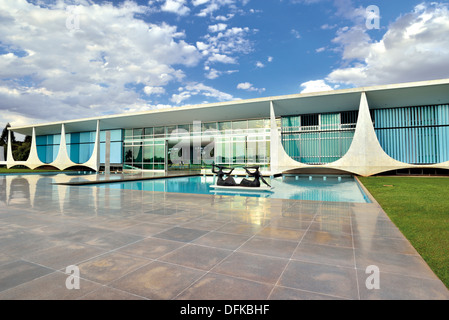 Brazil, Brasilia: Presidencial palace Palacio da Alvorada Stock Photo