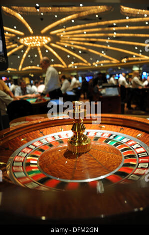 Las Vegas, USA. 17th Sep, 2013. Interior view of a casino in Las Vegas, USA, 17 September 2013. Photo: Reinhard Kaufhold/dpa/Alamy Live News Stock Photo
