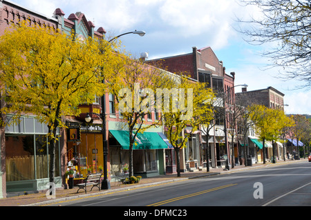 Market Street Downtown Shopping Corning New York Finger Lakes Region ...