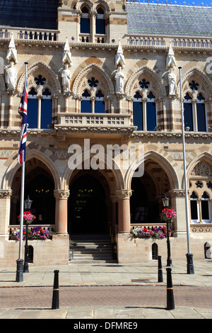 The Guildhall, Northamptonshire county council offices, Northampton town, Northamptonshire, England; Britain; UK Stock Photo