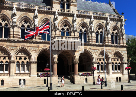 The Guildhall, Northamptonshire county council offices, Northampton town, Northamptonshire, England; Britain; UK Stock Photo