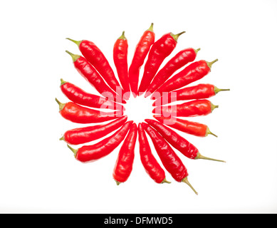 Red Chilli peppers Stock Photo