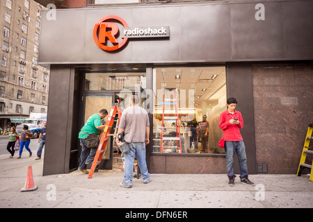 A soon to re-open RadioShack store in the Chelsea neighborhood of New York Stock Photo