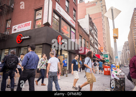 A soon to re-open RadioShack store in the Chelsea neighborhood of New York Stock Photo