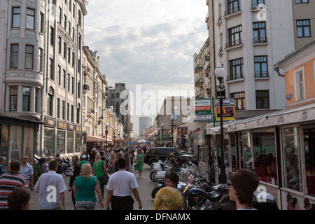 Ulitsa Arbat (street), Moscow, Russia Stock Photo