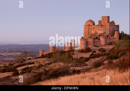 Castillo de Loarre, castle, between 12th till 13th century, provinz of Huesca, Aragon, Northern Spain, Spain, Europe Stock Photo