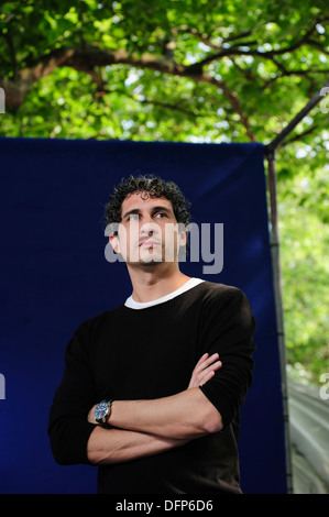 Inaki Miranda, Comic artist, attending the Edinburgh International Book Festival, Sunday 25th August 2013. Stock Photo