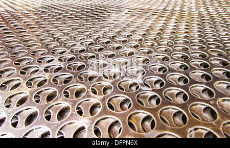 Metallic grid texture Stock Photo