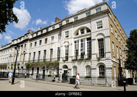 Fitzroy Square, Fitzrovia, Central London, England, UK Stock Photo