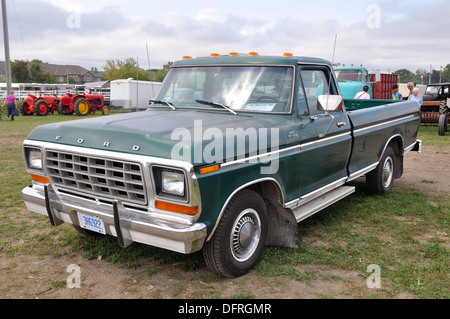 Old Ford truck on display at Milton fairground, Ontario, Canada Stock Photo