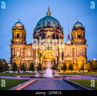 Berlin Cathedral in Berlin, Germany. The church's formation dates back to 1451.