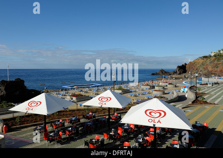 Sea front lido Funchal Madeira Portugal Stock Photo