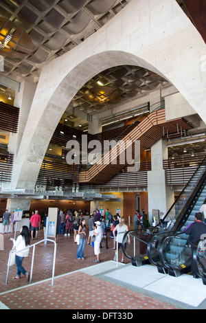Interior of San Diego Public Library Stock Photo